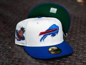 Buffalo Bills 1998 Pro Bowl Off-White Blue 59Fifty Fitted Hat by NFL x New Era