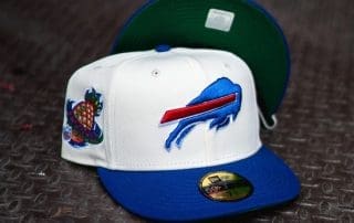 Buffalo Bills 1998 Pro Bowl Off-White Blue 59Fifty Fitted Hat by NFL x New Era
