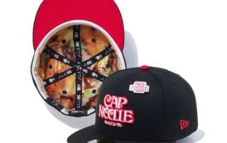 Cap Noodle Black 59Fifty Fitted Hat by Nissin Cup Noodles x New Era
