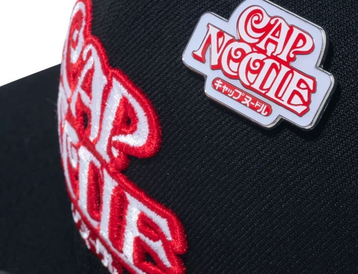 Cap Noodle Black 59Fifty Fitted Hat by Nissin Cup Noodles x New Era ...