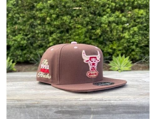 Chicago Bulls Brown Sugar Bacon Fitted Hat by NBA x Mitchell and Ness