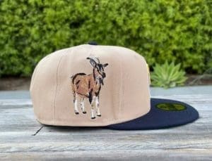 Chivas de Jalisco Goat SP Khaki Navy 59Fifty Fitted Hat by LMX x New Era Patch