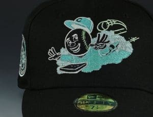 Cincinnati Reds 10th & 25th Anniversaries X-Ray Inverse 2 59Fifty Fitted Hat by MLB x New Era Front