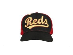 Cincinnati Reds 1970 All-Star Game Pinwheel 59Fifty Fitted Hat by MLB x New Era Front