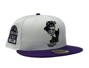 Colorado Rockies Mascot Logo 1995 Coors Field 59Fifty Fitted Hat by MLB x New Era Front