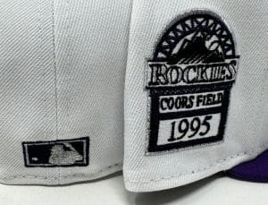 Colorado Rockies Mascot Logo 1995 Coors Field 59Fifty Fitted Hat by MLB x New Era Patch