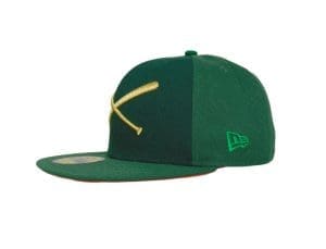 Crossed Bats Logo St. Patrick 2024 59Fifty Fitted Hat by JustFitteds x New Era Left