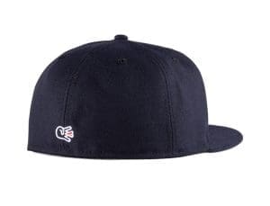 Eastside Letterman Navy 59fifty Fitted Hat by Westside Love x New Era Back