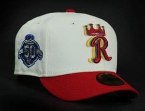 Kansas City Royals 50th Anniversary Off-White 59Fifty Fitted Hat by MLB x New Era