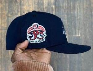 Los Angeles Angels 35th Anniversary Navy 59fifty Fitted Hat by MLB x New Era Patch