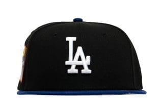 Los Angeles Dodgers Dodger Stadium 60 Years Black Blue 59Fifty Fitted Hat by MLB x New Era