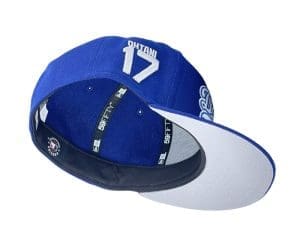 Los Angeles Dodgers Shohei Ohtani Jersey 59Fifty Fitted Hat by MLB x New Era Side