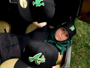 MLB Metallic Green Pop 59Fifty Fitted Hat Collection by MLB x New Era