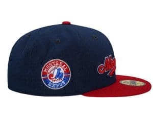 Montreal Expos Two-Tone Legend Edition 59Fifty Fitted Hat by MLB x New Era Patch