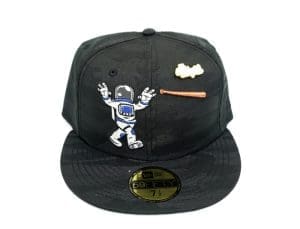 Moonwalker Bat Flip Black Camo 59fifty Fitted Hat by The Capologists x New Era