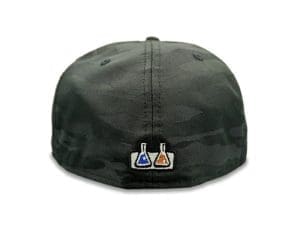 Moonwalker Bat Flip Black Camo 59fifty Fitted Hat by The Capologists x New Era Back