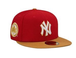 New York Yankees Rucker Legend Red Gold 59Fifty Fitted Hat by MLB x New Era