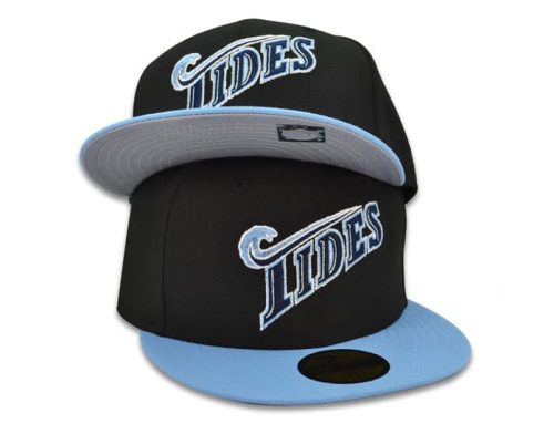 Norfolk Tides Black Sky 59Fifty Fitted Hat by MiLB x New Era