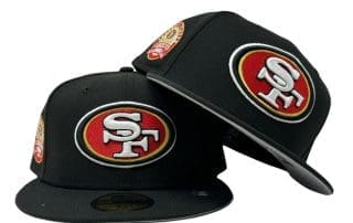 San Francisco 49ers Candlestick Park Farewell Season Black 59fifty Fitted Hat by NFL x New Era