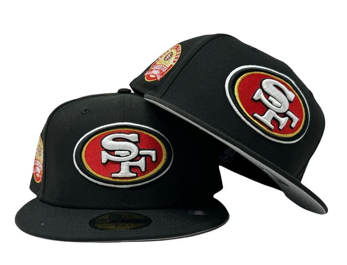 San Francisco 49ers Candlestick Park Farewell Season Black 59fifty Fitted Hat by NFL x New Era