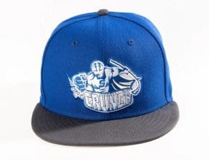Syracuse Crunch Blue Black 59Fifty Fitted Hat by AHL x New Era Front