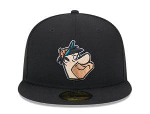 The Flintstones Black 59Fifty Fitted Hat by Flintstones x New Era