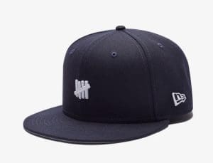 Undefeated Micro Icon 59Fifty Fitted Hat by Undefeated x New Era Navy