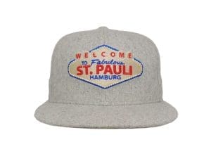 Welcome To St. Pauli Grey 59Fifty Fitted Hat by JustFitteds x New Era