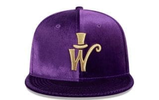Willy Wonka Purple Velvet 59Fifty Fitted Hat by Willy Wonka x New Era