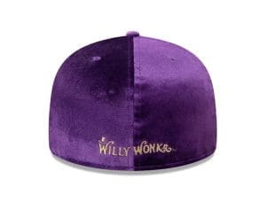 Willy Wonka Purple Velvet 59Fifty Fitted Hat by Willy Wonka x New Era Back