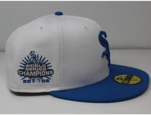 Chicago White Sox 2005 World Series Champions Rainstorm 59Fifty Fitted Hat by MLB x New Era Patch