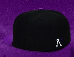 Raven Black Purple 59Fifty Fitted Hat by Noble North x New Era Back