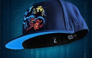 Sasquatch Oceanside Blue 59Fifty Fitted Hat by Noble North x New Era