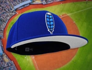 Blue Jay Feather Royal Blue 59Fifty Fitted Hat by Noble North x New Era