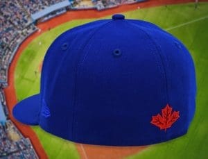 Blue Jay Feather Royal Blue 59Fifty Fitted Hat by Noble North x New Era Back