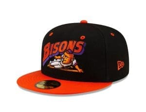 Buffalo Bisons Lax Slide 59Fifty Fitted Hat by MiLB x New Era Front