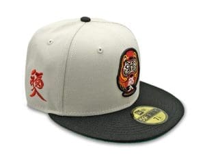 Daruma Off-White 59Fifty Fitted Hat by The Capologists x New Era Right