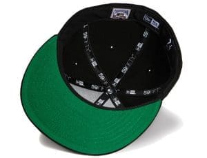 Los Angeles Dodgers Upside Down 40th Anniversary Black White 59Fifty Fitted Hat by MLB x New Era Bottom Los Angeles Dodgers Upside Down 40th Anniversary Black White 59Fifty Fitted Hat by MLB x New Era Bottom