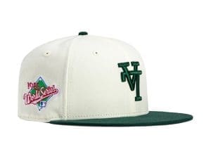 Los Angeles Dodgers Upside Down WS88 White Green 59Fifty Fitted Hat by MLB x New Era