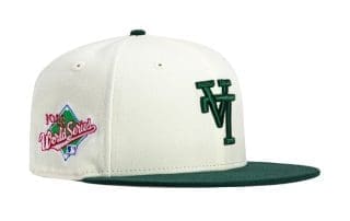 Los Angeles Dodgers Upside Down WS88 White Green 59Fifty Fitted Hat by MLB x New Era