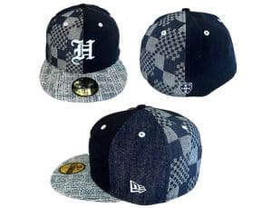Pride Grown Multi Navy 59Fifty Fitted Hat by Fitted Hawaii x New Era Front
