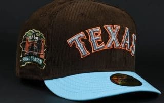 Texas Rangers 2019 Final Season Holes 59Fifty Fitted Hat by MLB x New Era