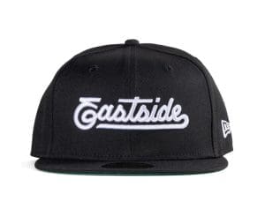 Eastside Script Black 59Fifty Fitted Hat by Westside Love x New Era Front