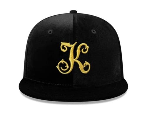 Kou Black Velour 59Fifty Fitted Hat by Fitted Hawaii x New Era