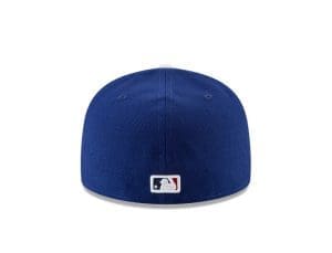 Los Angeles Dodgers Ohtani Pitching Blue White 59Fifty Fitted Hat by MLB x New Era Back
