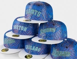 MLB Wave Fill 59Fifty Fitted Hat Collection by MLB x New Era