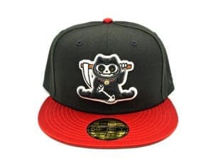 Shi Neko V2 Blood Satin 59Fifty Fitted Hat by The Capologists x New Era