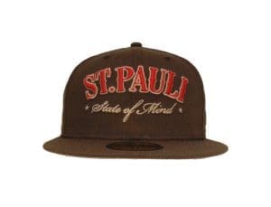 St. Pauli Walnut Brown 59Fifty Fitted Hat by JustFitteds x New Era