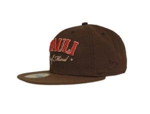 St. Pauli Walnut Brown 59Fifty Fitted Hat by JustFitteds x New Era Left