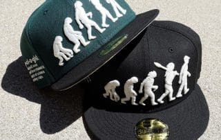 Evolution Monolith Black And Green Black 59Fifty Fitted Hat by The Capologists x New Era